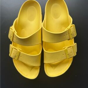 Woman’s Birkenstock Yellow Sandals